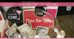 Desktop Screenshot of cocktails4thecure.com